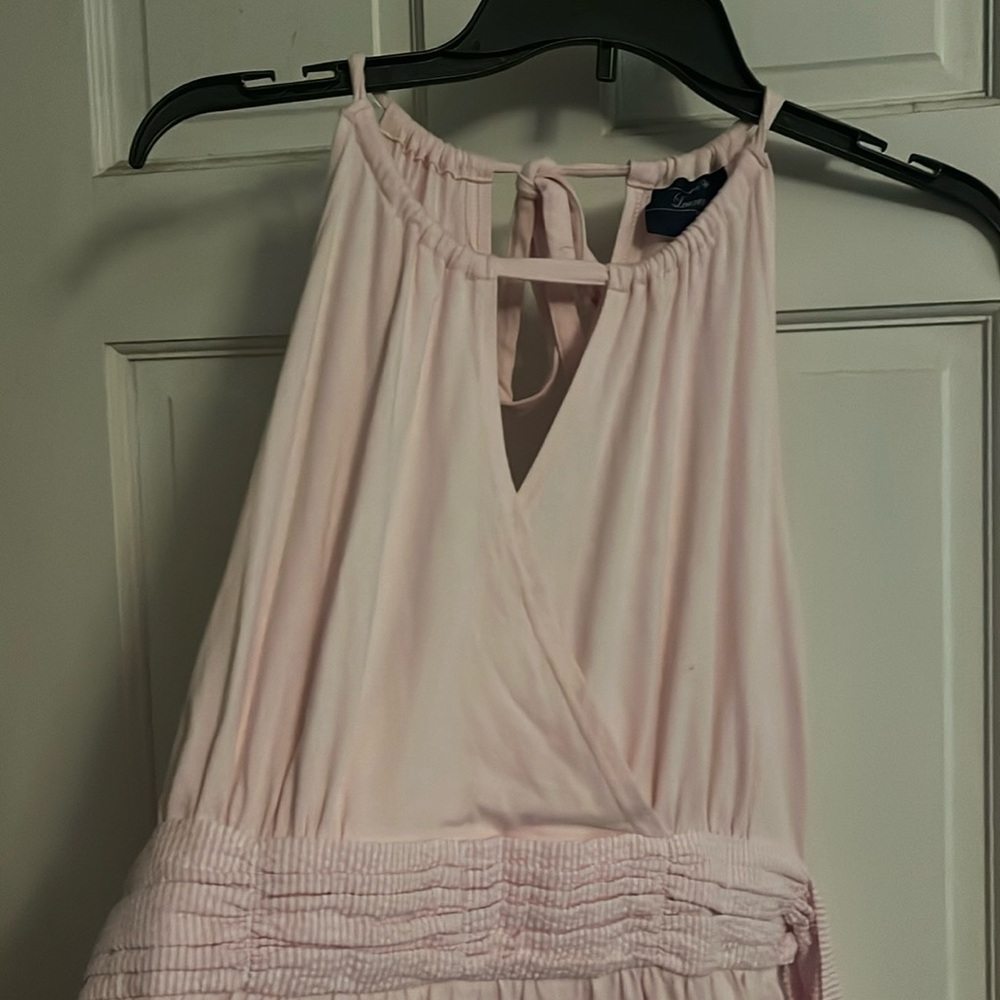 Lauren James maxi dress crossover bow detail